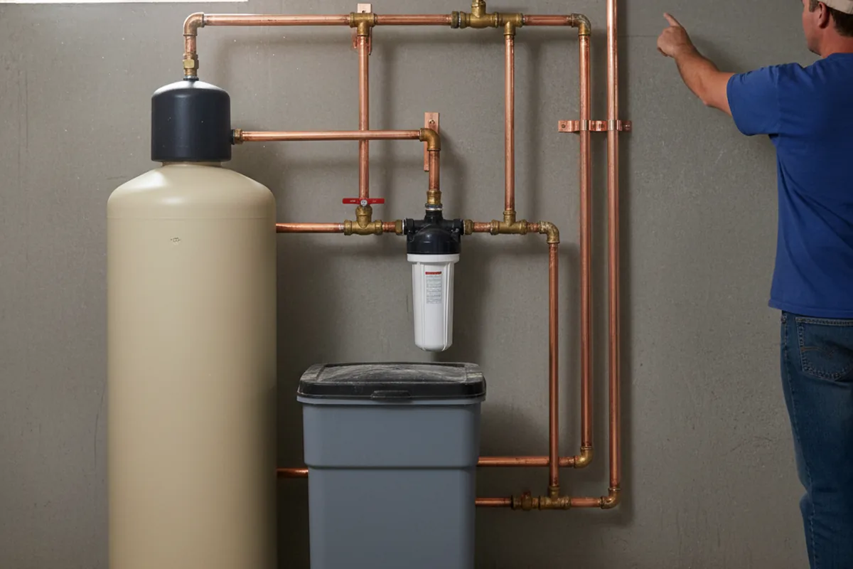 Whole-house water treatment system installed in East Templeton